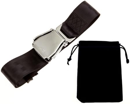 XL Airline Seat Belt Extender with Discreet Carrying Pouch - Type A