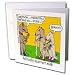 Londons Times Health and Vanity Trends Cartoons - Politically Incorrect Mink Wears Human Stole - Greeting Cards-12 Greeting Cards with envelopes
