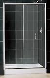 DreamLine INFINITY 44-48 x 72 Clear Glass Shower DoorBrushed Nickel