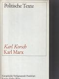 Produkt-Bild: Politische Texte. Karl Korsch. Karl Marx.