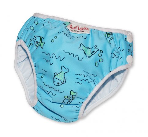 Imse Vimse Swim Diaper Blue Fish Medium
