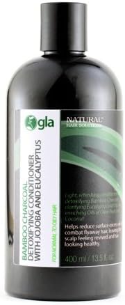 Gla Nature Bamboo Charcoal Detoxifying Conditioner with Jojoba and Eucalyptus 400 ml / 13.5 fl.oz
