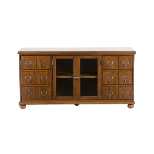 SEI Apothecary Brown-Mahogany Media Stand On Sale