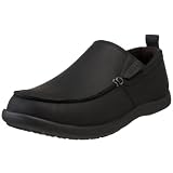 crocs Men's Denton Loafer Slip On, Oiled Leather Upper