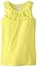 Kidtopia Big Girls' Double Ruffle Tank Top