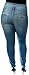 Eunina Women's Plus Size High Waisted Stretch Skinny Jeans Medium Wash