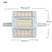 BESTVERT Energy Saving Dimmable R7S 10W 24 SMD 5730 J78 LED Light Bulb Floodlight Halogen Lamp Replacement, Warm white 3200K