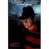 A Nightmare on Elm Street Movie Freddy Kruger Close-Up Poster Print - 24x36