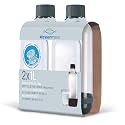 Wassermaxx PET Flasche  - 2 x 1 Liter - schwarz
