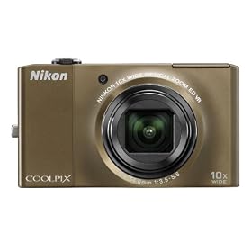 Nikon Coolpix S8000 14.2MP Digital Camera with 10x Optical Vibration Reduction (VR) Zoom and 3.0
