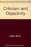Criticism and objectivity