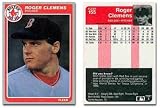 Fleer 1985 Roger Clemens Rookie Card