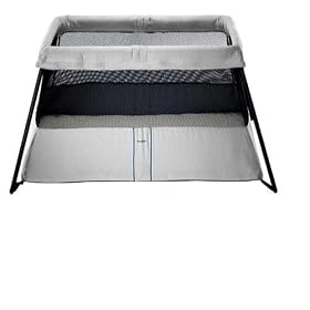 BabyBjorn SILVER Travel Crib Play Light Pen Quick Fold
