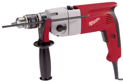 Milwaukee 5371-21 1/2-Inch Magnum Dual Torque Hammer-Drill, 0-1000/0-2500 RPM Kit with Heavy-Duty Plastic Case