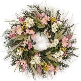 18 Pink Cosmos Wreath