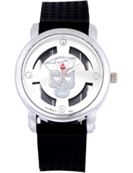 Lumramus Retro Skull Style Wrist Watch Silicone Watch Unisex Watch