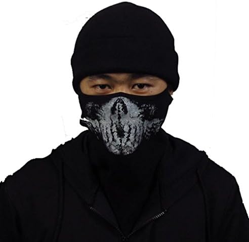 Koveinc New Ghosts Balaclava Bike Skateboard Cosply Costume Skull Mask