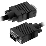 SVGA Super VGA Cable M/M For Monitor LCD Projector PC Laptop - 10 Feet