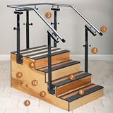 Adjustable one-sided staircase 30″ CLINTON SELECT SERIES STAIRCASES For Physical Therapy – Exercise Equipment – Fitness Item# 4-6501-30
