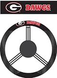 Georgia Bulldogs UGA NCAA Poly-Suede Steering Wheel Cover