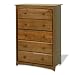Beatrice 5 Drawer Chest / Dresser - Natural