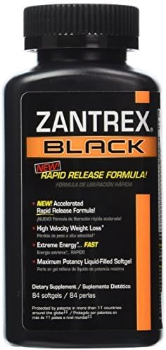 Zantrex-3 Black Rapid Release 84 Soft Gels - 1 Bottle by Zoller Laboratories by Zoller