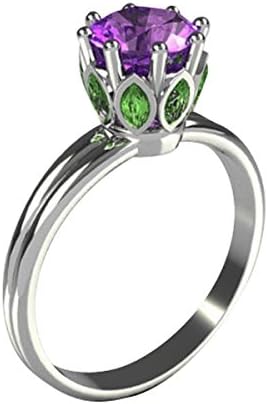 Fabulaous Looking 925 Sterling Sillver Platted Engagement Ring