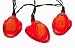 Set Of 10 Fire Department Red Hat Christmas Lights