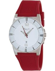 Kenneth Cole Womens KC2787 Red Silicone Quartz Watch with White Dial