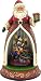 Disney Traditions Santa with Christmas Tree Musical Figure: Mickey's Tree Trimming Party