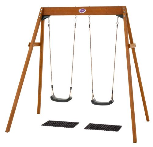 Plum Wooden Double Swing