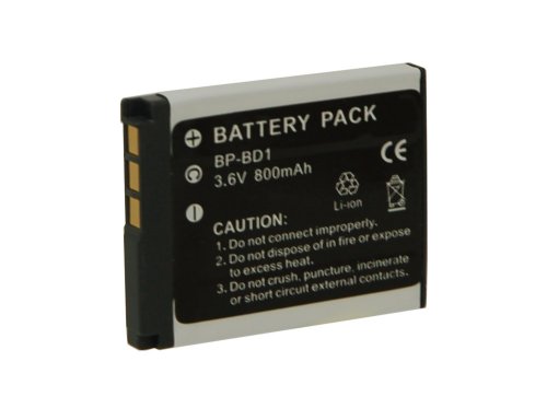 Digital Concepts BP-BD1 Replacement Battery for Sony NP-BD1 800 mAh (Grey)
