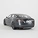 Tesla Motors 1:18 Scale Diecast P85 Model S Midnight Silver Metalic Car