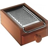 IMAGE OF Alessi GR0105 Cheese Grater in Steel and Pear-wood