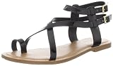 Jessica Simpson Women's Js-Derren Ankle-Strap Sandal,Black Patent,9 M US