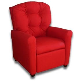 Rocket Red Child Recliner Chair