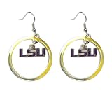 LSU Tigers Hoop Logo Earring Set Ncaa Charm