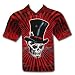 Mad Hatter Skull Biker Shirt, Dragonfly