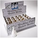 Plastic Wedding Cake Bubble Bottles (2 dz)