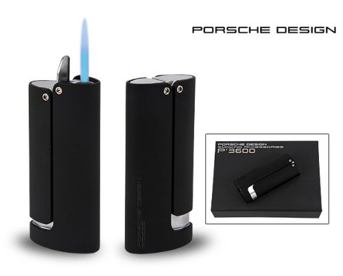 Porsche Design PD6 Black Matte Torch Flame Lighter On Sale