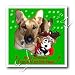 Sandy Mertens Christmas Dog Designs - Christmas German Shepherd and Friend - Iron on Heat Transfers