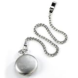 Silver Pocket Watch - Free Engraving