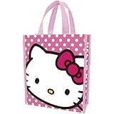 Vandor 18173 Hello Kitty Small Recycled Shopper Tote, Pink