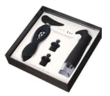 LAtelier du Vin - 095140-0 - Chic Set Noir - Tire Bouchon Chic Lady + Pompe Gard Vin On/Off