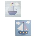 Tiddliwinks Sailboat Canvas Wall Art 2-pk.