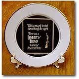 World War I Vintage Buy Liberty Bonds 2 - 8 Inch Porcelain Plate