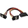 SATA Strom-Y-Kabel, SATA Bu an 2x SATA St gewinkke&hellip von InLine