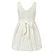 Richie House Girl's Solid Sundress with Belt at Waist Size 2-12 RH1921