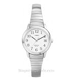 Timex Ladies Indiglo Silver Tone Watch