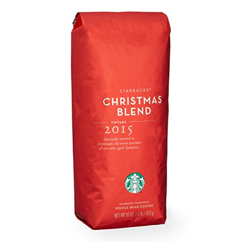 Starbucks Christmas Blend Coffee Beans 100% Arabica (1 pound bag)